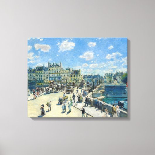 Pierre-Auguste Renoir - Parijs, Pont-Neuf Canvas Afdruk (Voorkant)