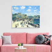 Pierre-Auguste Renoir - Parijs, Pont-Neuf Canvas Afdruk (Insitu (Woonkamer))