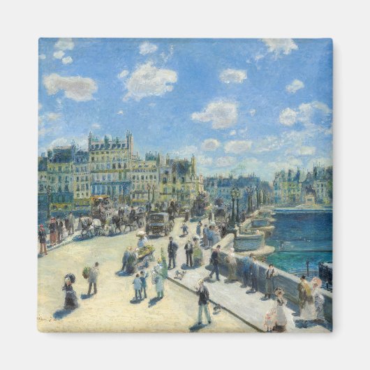 Pierre-Auguste Renoir - Parijs, Pont-Neuf Magneet (Voorkant)