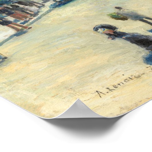 Pierre-Auguste Renoir - Parijs, Pont-Neuf Poster (Hoek)