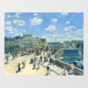 Pierre-Auguste Renoir - Parijs, Pont-Neuf Raamsticker