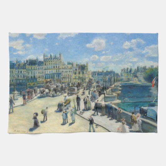 Pierre-Auguste Renoir - Parijs, Pont-Neuf Theedoek (Horizontaal)