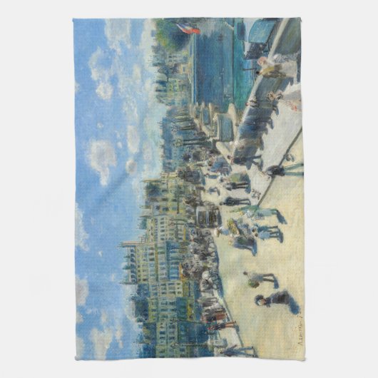 Pierre-Auguste Renoir - Parijs, Pont-Neuf Theedoek (Verticaal)