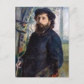 Pierre Auguste Renoir - Portret van Claude Monet Briefkaart (Voorkant)