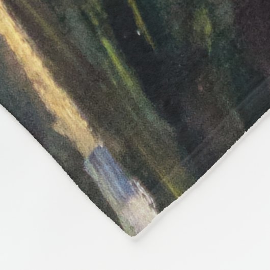 Pierre Auguste Renoir - Portret van Claude Monet Fleece Deken (Hoek)