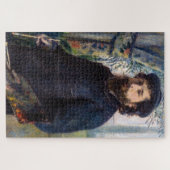 Pierre Auguste Renoir - Portret van Claude Monet Legpuzzel (Horizontaal)