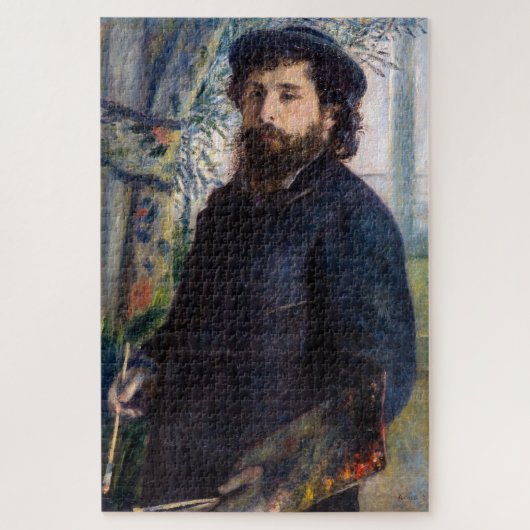 Pierre Auguste Renoir - Portret van Claude Monet Legpuzzel (Verticaal)