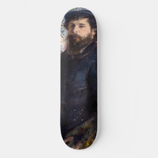 Pierre Auguste Renoir - Portret van Claude Monet Persoonlijk Skateboard (Voorkant)