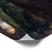 Pierre Auguste Renoir - Portret van Claude Monet Poster (Hoek)