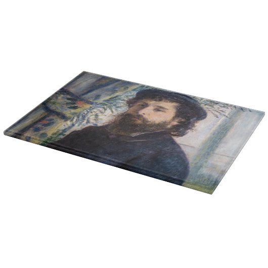 Pierre Auguste Renoir - Portret van Claude Monet Snijplank (Hoek)