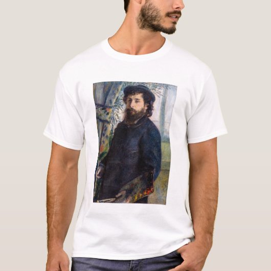 Pierre Auguste Renoir - Portret van Claude Monet T-shirt (Voorkant)