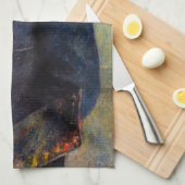 Pierre Auguste Renoir - Portret van Claude Monet Theedoek (Quarter Fold)