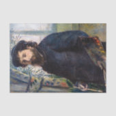 Pierre Auguste Renoir - Portret van Claude Monet Tissuepapier (Voorkant)