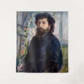 Pierre Auguste Renoir - Portret van Claude Monet Wandkleed (Voorkant)