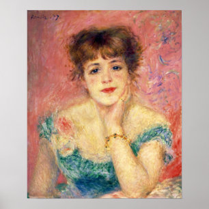 Pierre-Auguste Renoir Portret van Jeanne Samary Poster