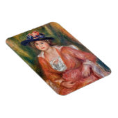 Pierre-Auguste Renoir - Portret van Seated Woman Magneet (Rechterzijde)