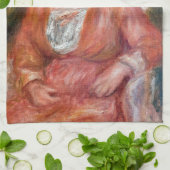 Pierre-Auguste Renoir - Portret van Seated Woman Theedoek (Gevouwen)