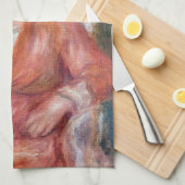 Pierre-Auguste Renoir - Portret van Seated Woman Theedoek (Quarter Fold)