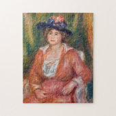Pierre-Auguste Renoir - Portret van zittende vrouw Legpuzzel (Verticaal)