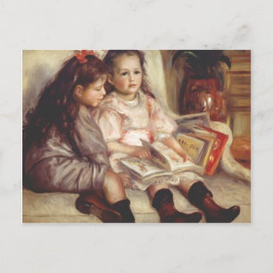 Pierre-Auguste Renoir - Portretten van twee kinder Briefkaart