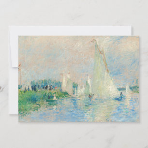 Pierre-Auguste Renoir - Regatta in Argenteuil Bedankkaart