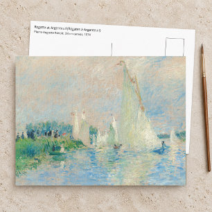 Pierre-Auguste Renoir - Regatta in Argenteuil Briefkaart