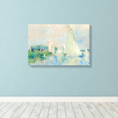 Pierre-Auguste Renoir - Regatta in Argenteuil Canvas Afdruk (Insitu (Houten vloer))