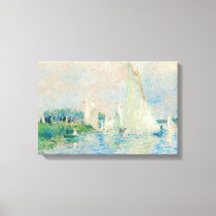 Pierre-Auguste Renoir - Regatta in Argenteuil Canvas Afdruk