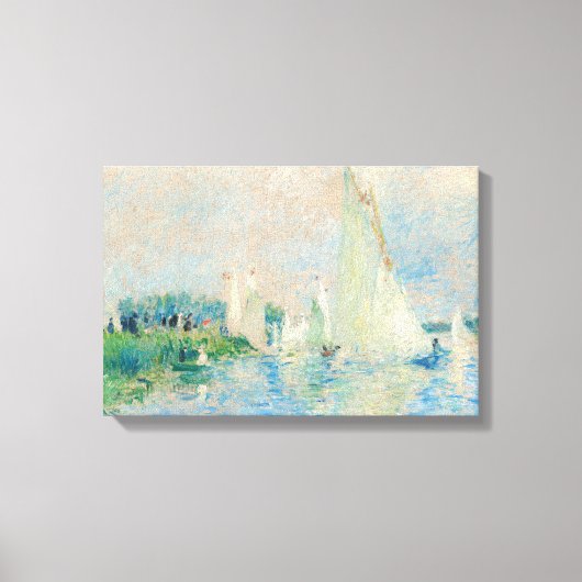 Pierre-Auguste Renoir - Regatta in Argenteuil Canvas Afdruk (Voorkant)