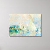 Pierre-Auguste Renoir - Regatta op Argenteuil Canvas Afdruk (Voorkant)