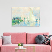 Pierre-Auguste Renoir - Regatta op Argenteuil Canvas Afdruk (Insitu (Woonkamer))