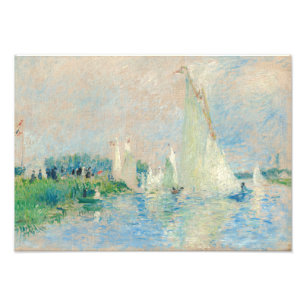 Pierre-Auguste Renoir - Regatta op Argenteuil Foto Afdruk