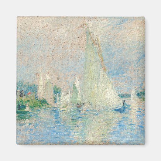 Pierre-Auguste Renoir - Regatta op Argenteuil Magneet (Voorkant)