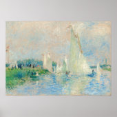 Pierre-Auguste Renoir - Regatta op Argenteuil Poster (Voorkant)