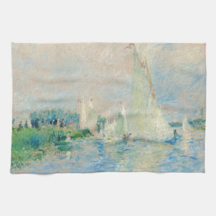 Pierre-Auguste Renoir - Regatta op Argenteuil Theedoek