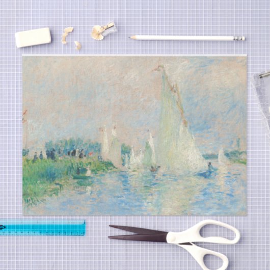 Pierre-Auguste Renoir - Regatta op Argenteuil Tissuepapier (Craft)