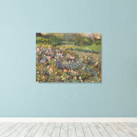 Pierre Auguste Renoir  Rosenhain Canvas Afdruk (Insitu (Houten vloer))