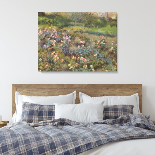 Pierre Auguste Renoir  Rosenhain Canvas Afdruk (Insitu (Slaapkamer))