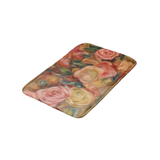 Pierre-Auguste Renoir - Rozen Badmat (Gekanteld)