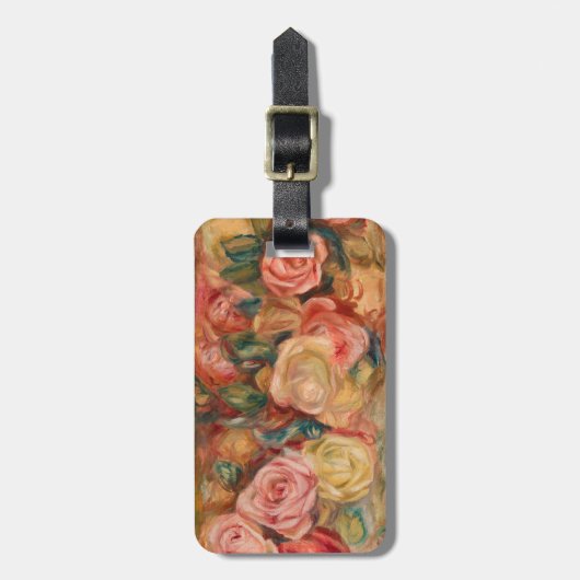 Pierre-Auguste Renoir - Rozen Bagagelabel (Voorkant verticaal)