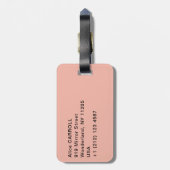 Pierre-Auguste Renoir - Rozen Bagagelabel (Achterkant verticaal)