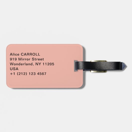 Pierre-Auguste Renoir - Rozen Bagagelabel (Achterkant horizontaal)