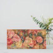 Pierre-Auguste Renoir - Rozen Bedankkaart (Staand voorkant)
