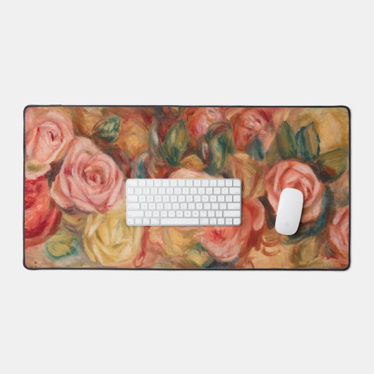 Pierre-Auguste Renoir - Rozen Bureaumat (Keyboard & Muis)