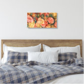 Pierre-Auguste Renoir - Rozen Canvas Afdruk (Insitu (Slaapkamer))