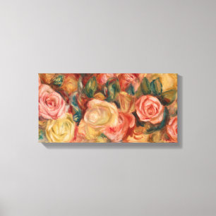 Pierre-Auguste Renoir - Rozen Canvas Afdruk