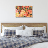 Pierre-Auguste Renoir - Rozen Canvas Afdruk (Insitu (Slaapkamer))