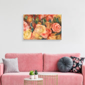 Pierre-Auguste Renoir - Rozen Canvas Afdruk (Insitu (Woonkamer))