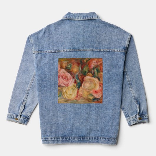 Pierre-Auguste Renoir - Rozen Denim Jacket (Achterkant)