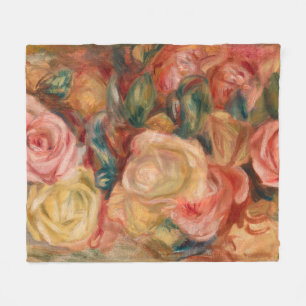 Pierre-Auguste Renoir - Rozen Fleece Deken